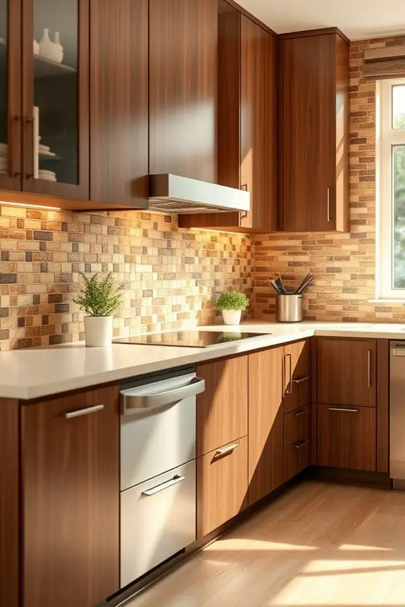 warm mosaic tile designs