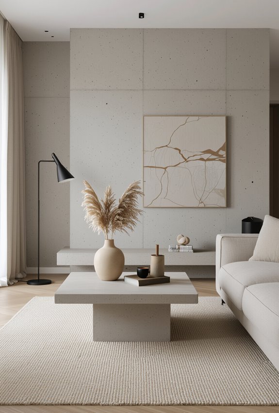 warm neutrals with jeweltones