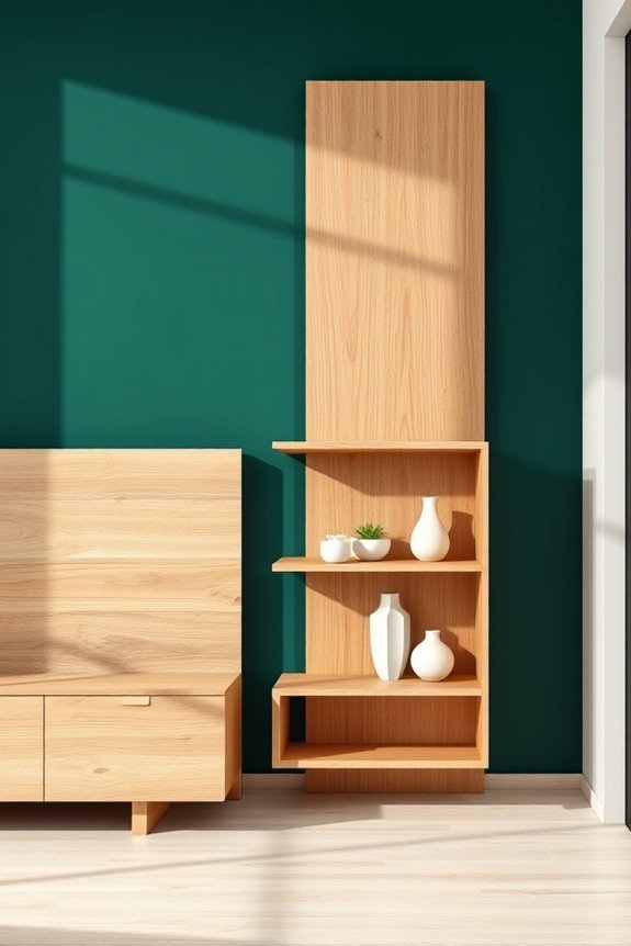 warm rustic wood accents