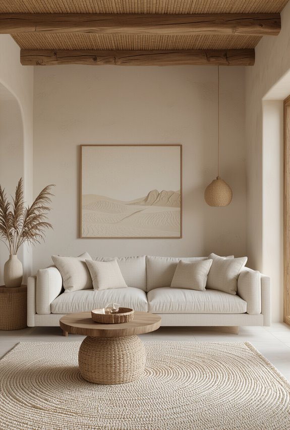 warm sandy neutral layered textures