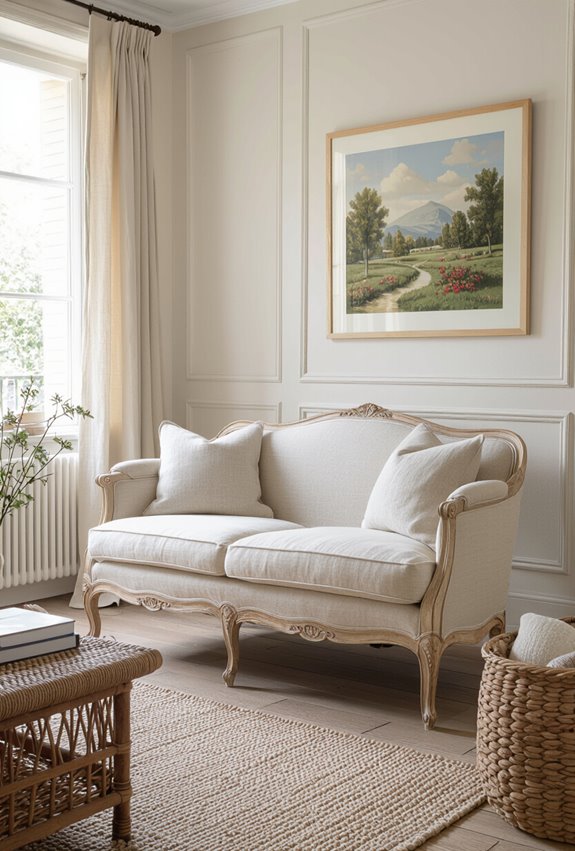 warm soft neutral palette