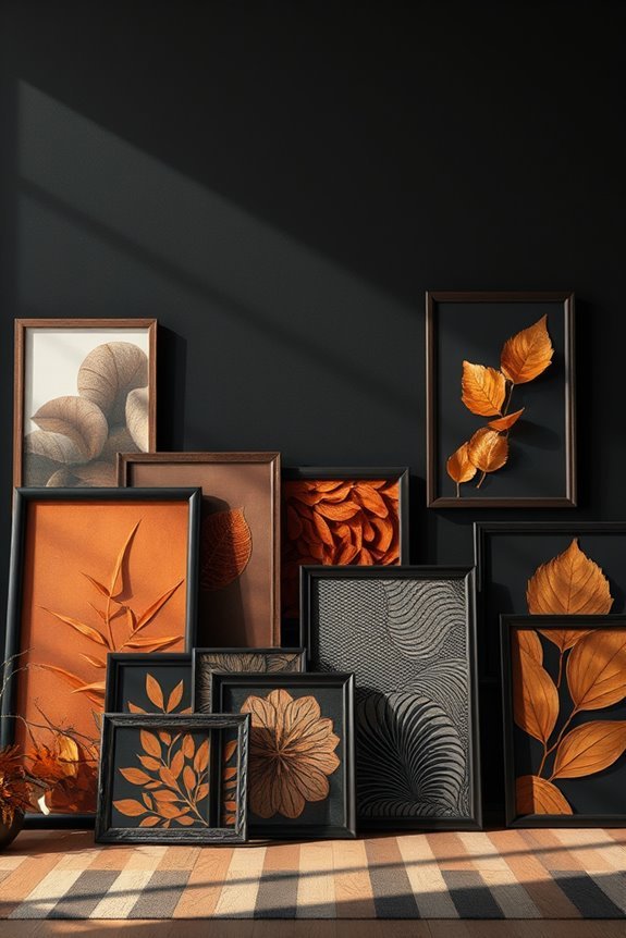 warm toned photographic collages