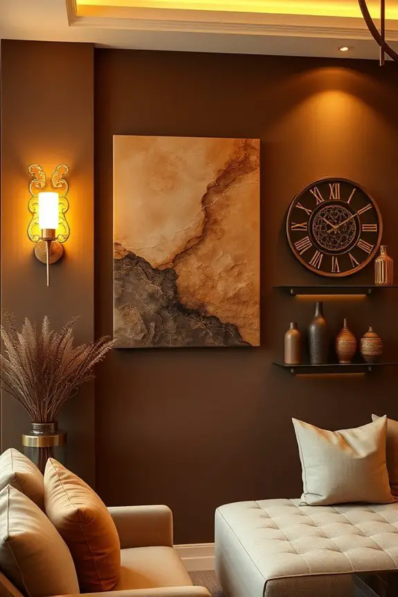warmth and sophistication lighting