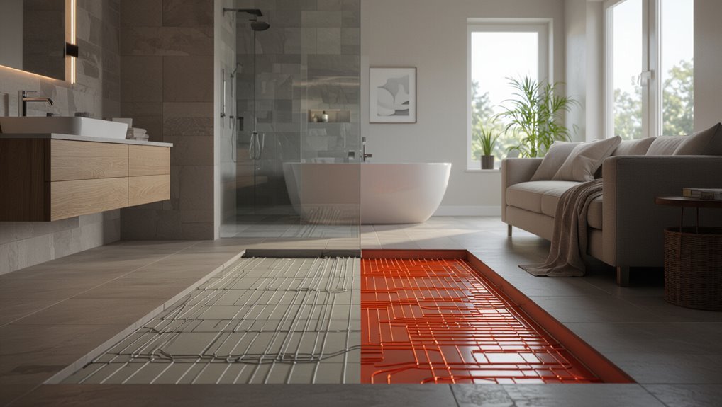 warmth through floor systems