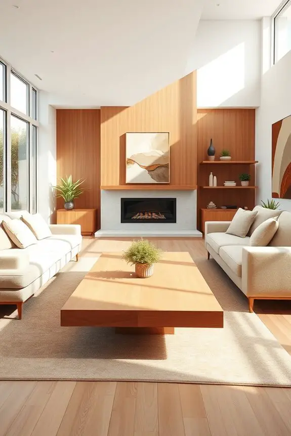 warmth through natural wood