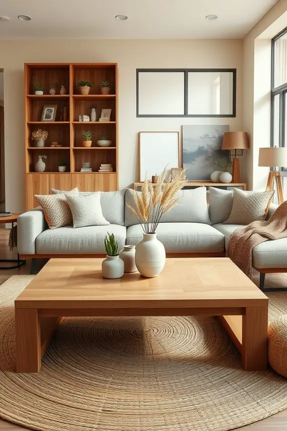 warmth through natural wood