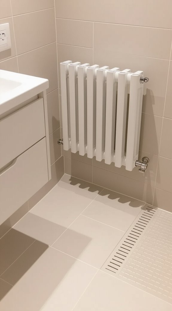 warmth through radiators or flooring