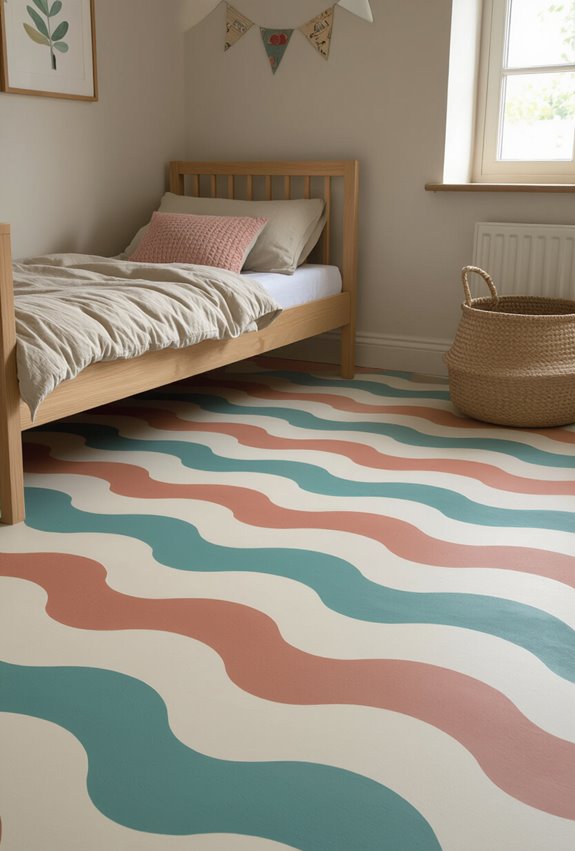 washable painted floor patterns