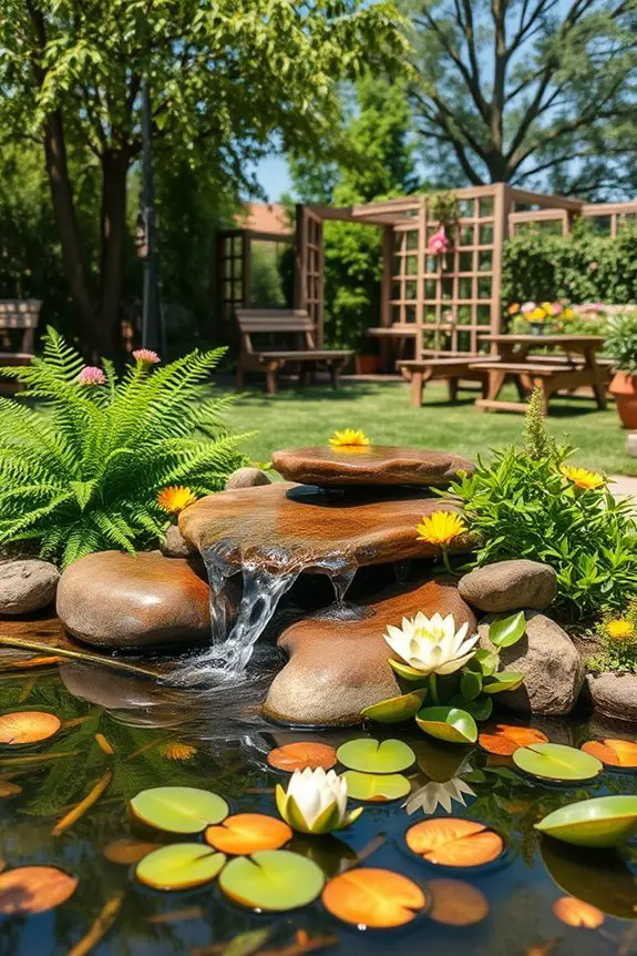 water features enhance relaxation