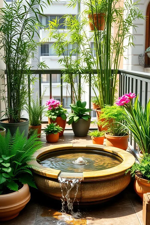 water features enhance tranquility