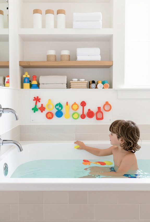 waterproof magnetic bath toystalling