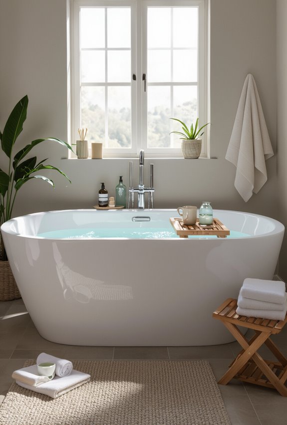 waterproof tub caddy storage