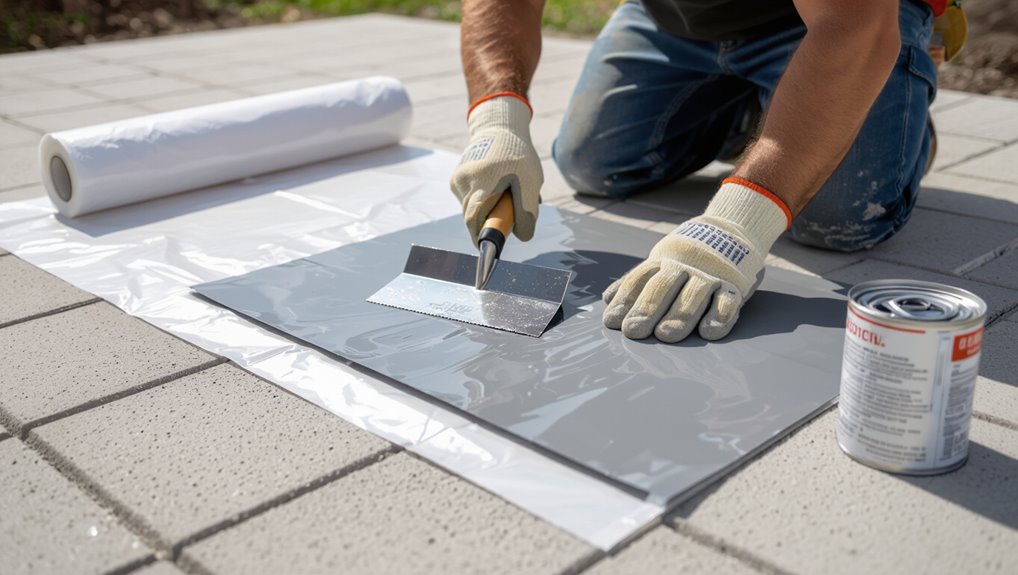 waterproofing and crack isolation