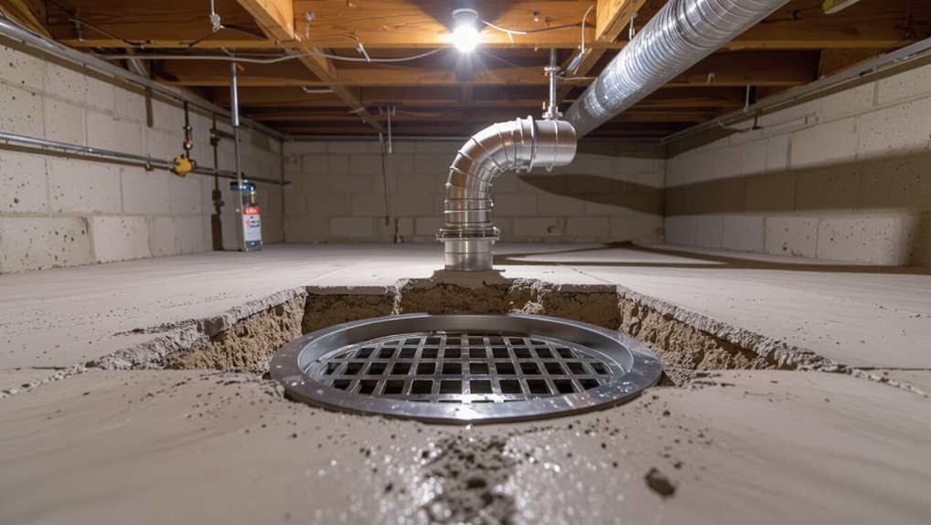 waterproofing and sump integration