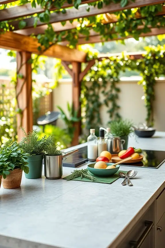 weather resistant countertop installation