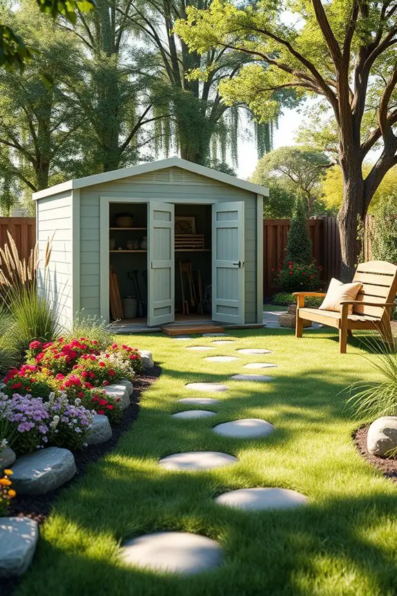 weather resistant shed organization
