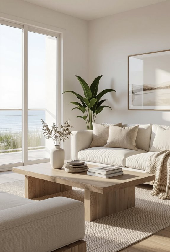 weathered tray muted seaside vignettes