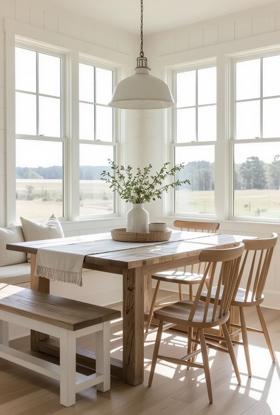 weathered wood with whitewash