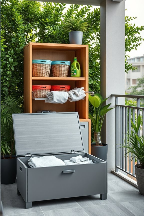 weatherproof balcony storage solutions