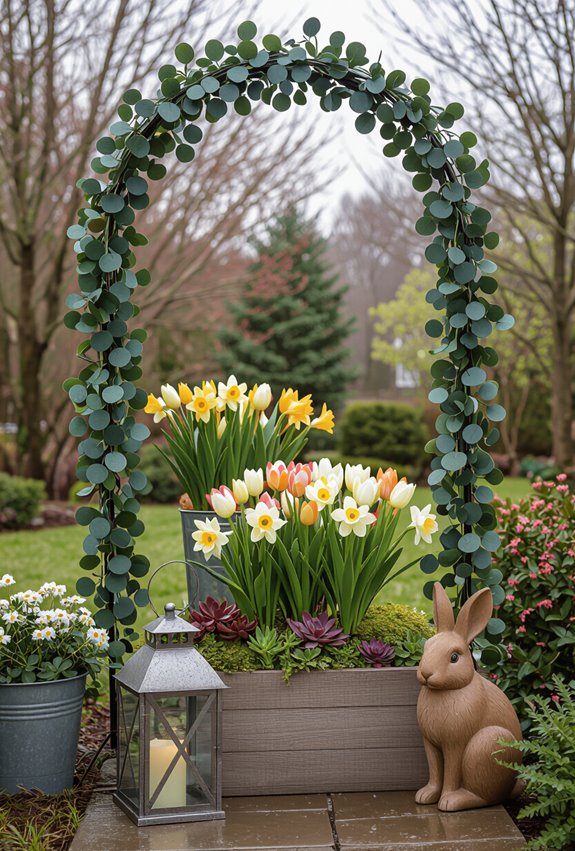 weatherproof easter garden decor