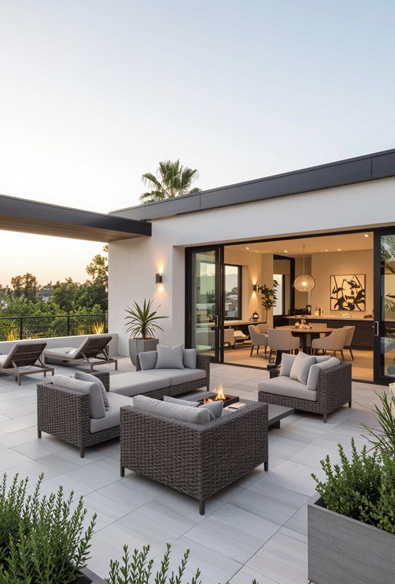 weatherproof rooftop private escape