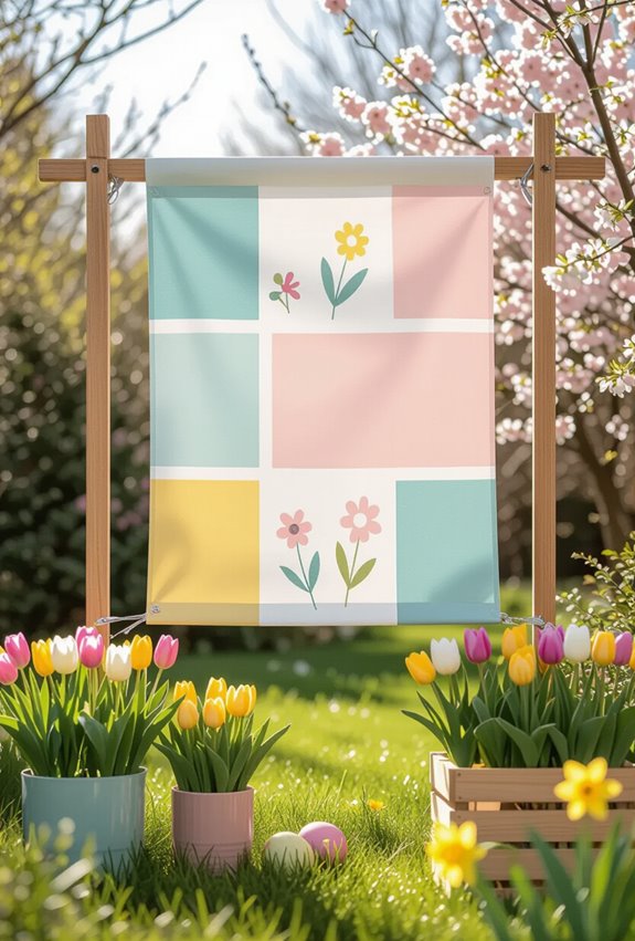 weatherproof vinyl easter banner