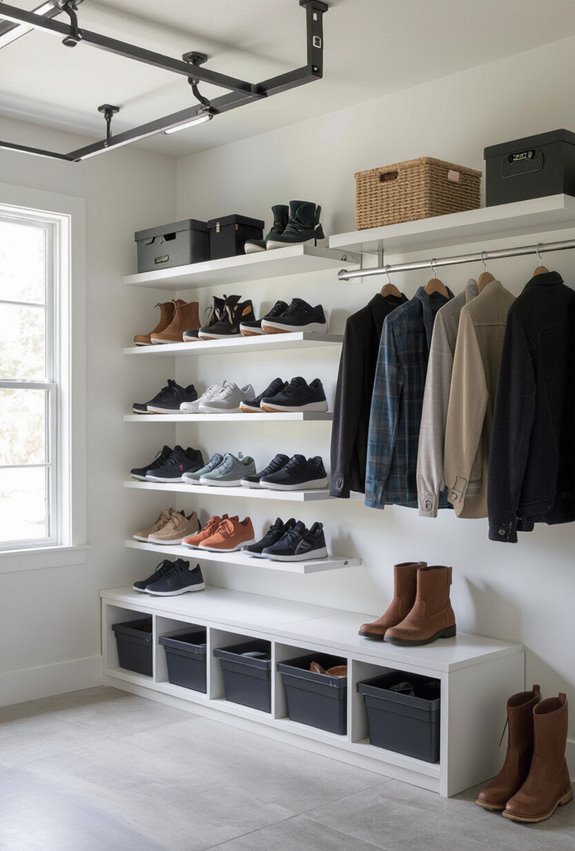 weekly tidy shoe routine