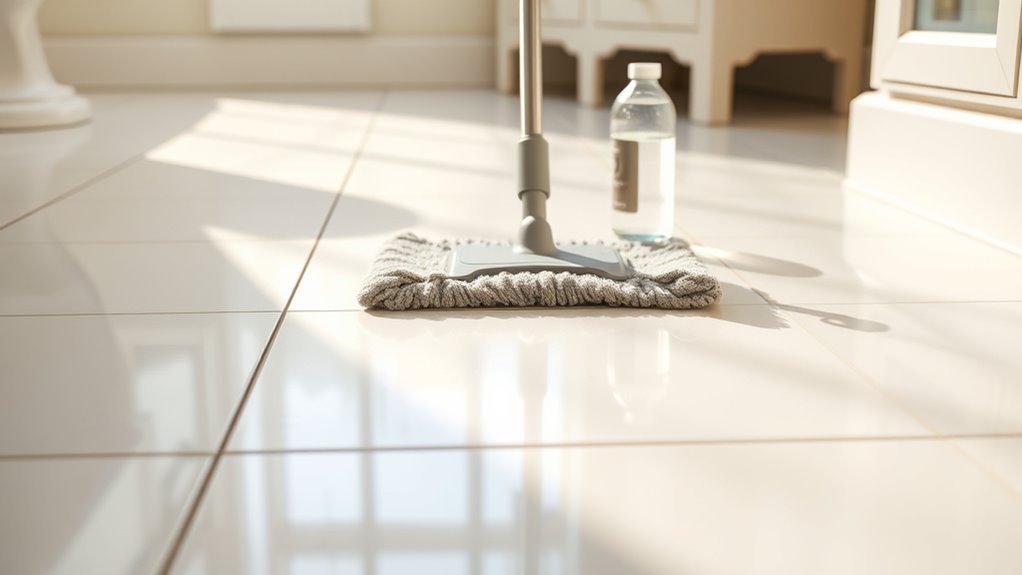 weekly tile cleaning routine