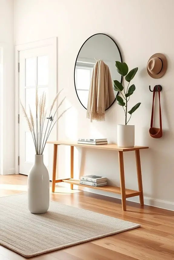 welcoming and stylish entryway