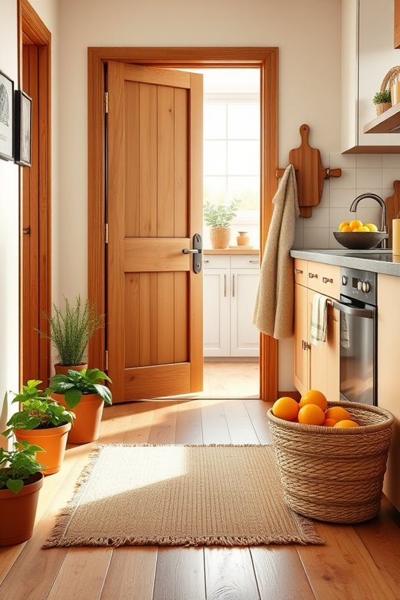 welcoming colors and decor