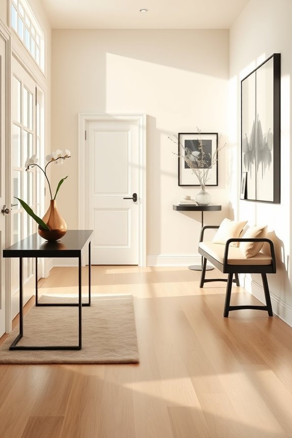 welcoming kitchen entryway decor