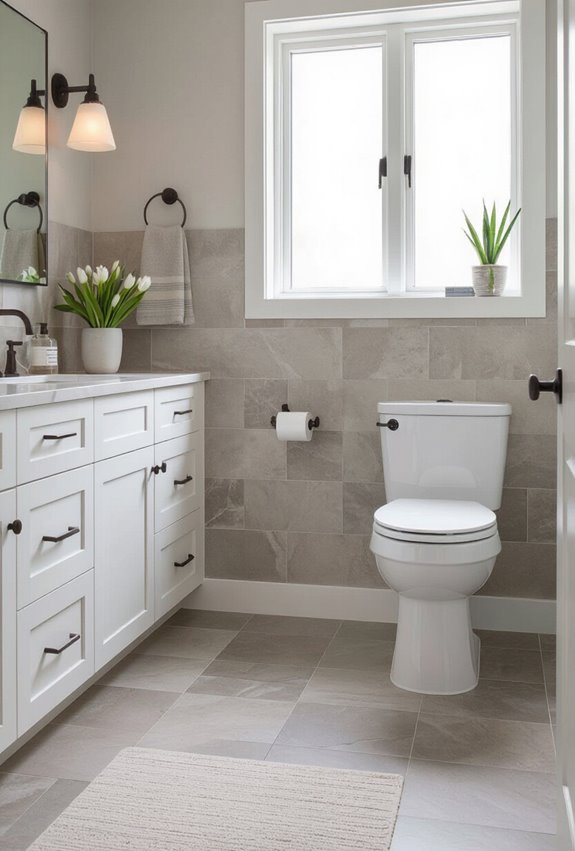wet and dry flooring zones
