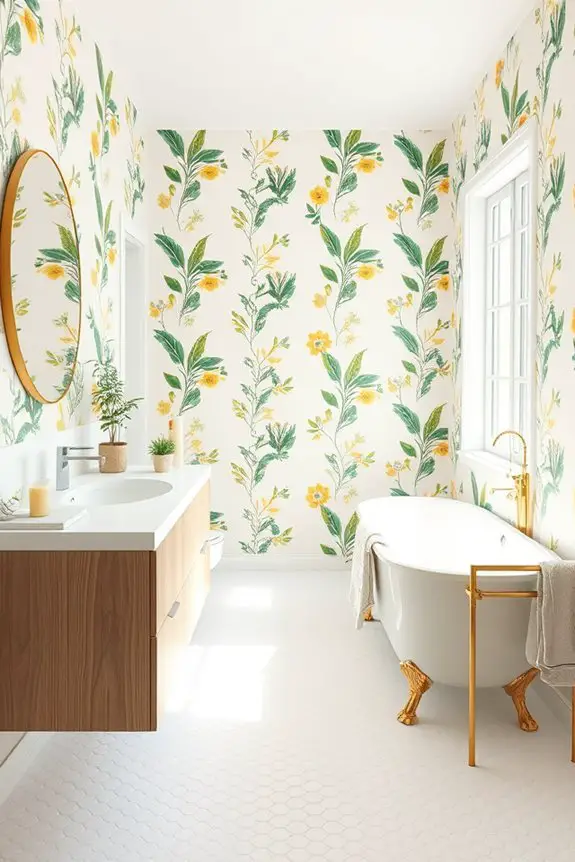 whimsical and vibrant wallpaper
