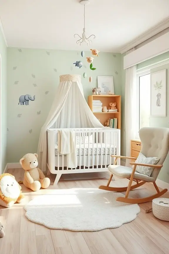 whimsical animal kingdom nursery