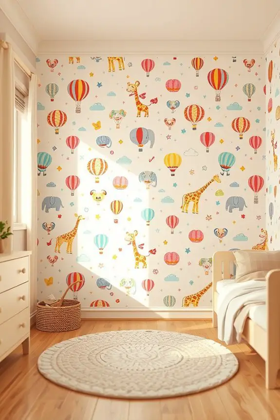 whimsical animal wallpaper patterns