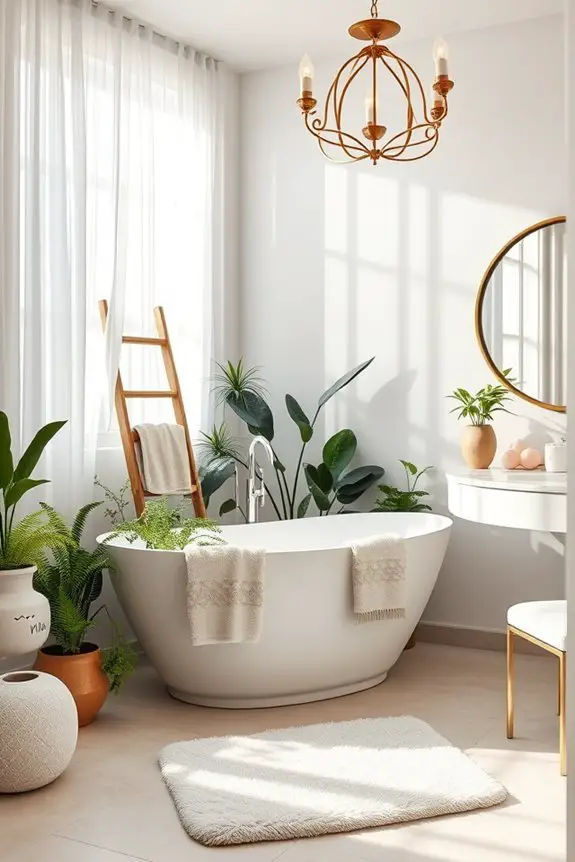 whimsical bathroom decorative touches