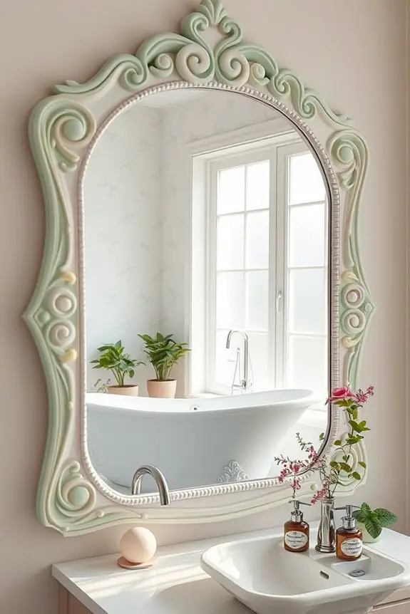 whimsical bathroom mirror designs