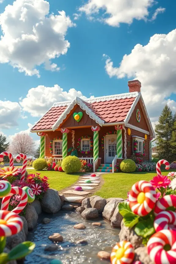whimsical candy themed paradise