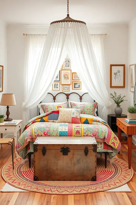 whimsical canopy bed decor