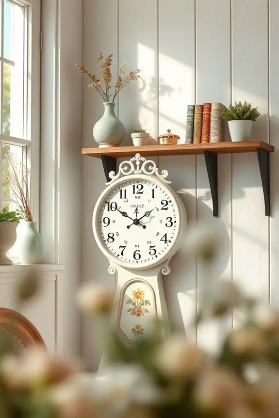 whimsical clocks for cottagecore