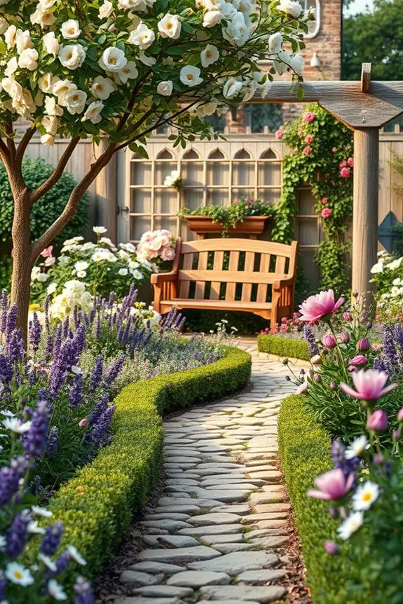 whimsical cottage garden charm