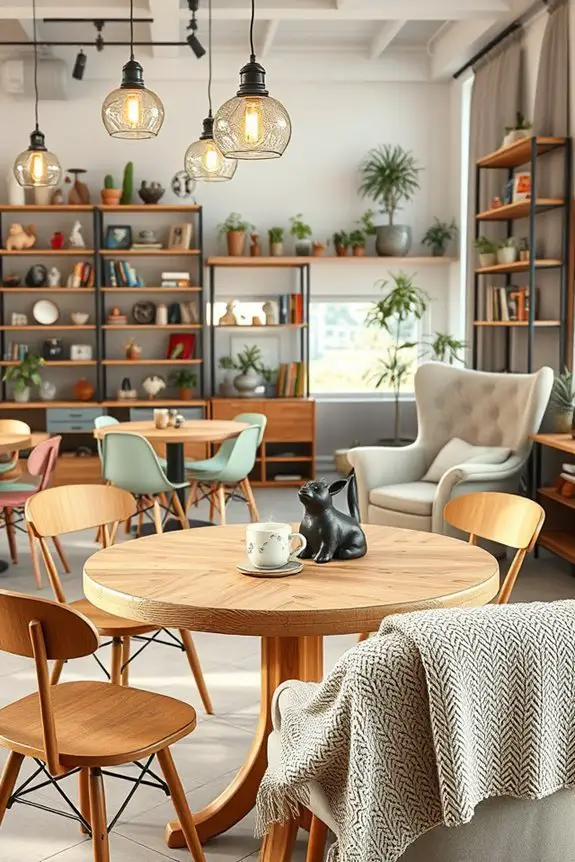 whimsical decor enhances charm