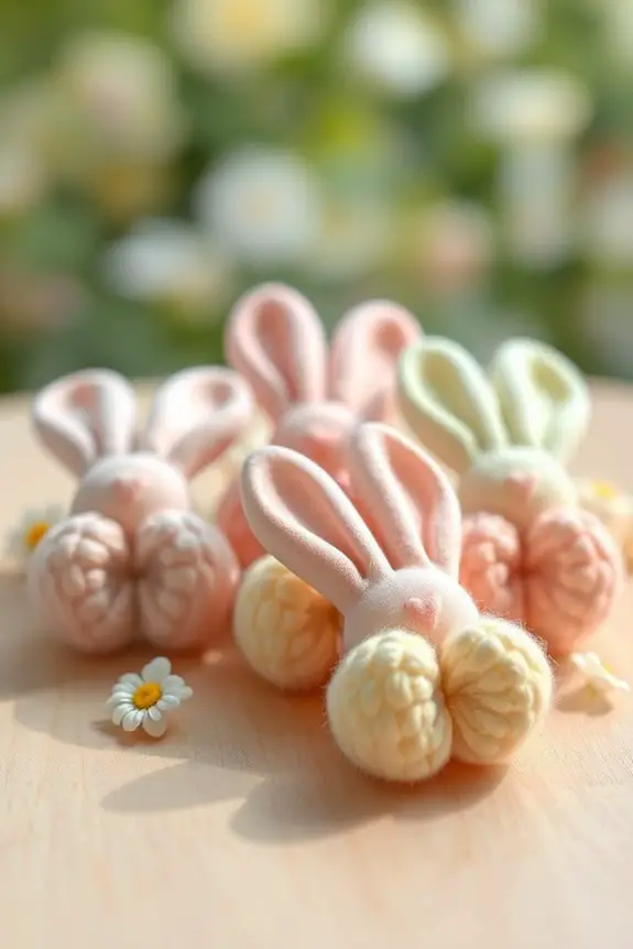 whimsical easter bunny tails