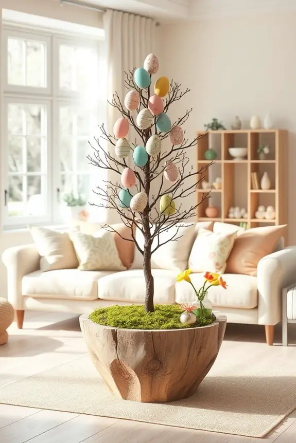 whimsical easter egg decoration