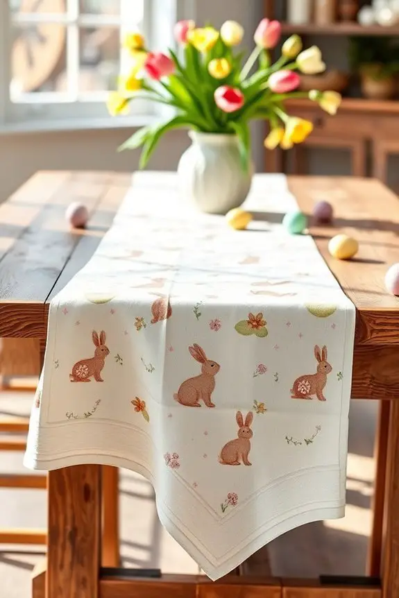 whimsical easter table decor