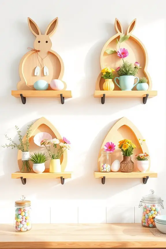 whimsical easter wall decor