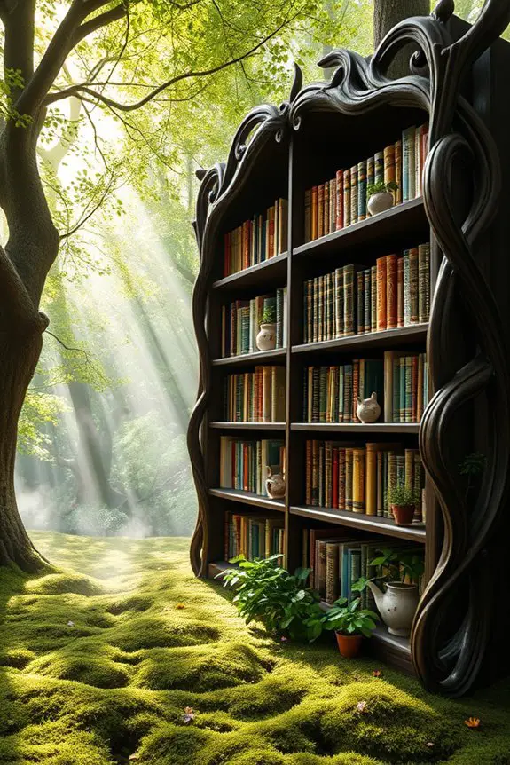 whimsical enchanted reading sanctuary