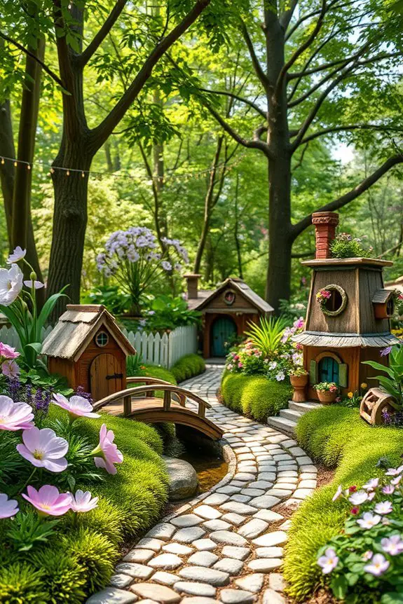 whimsical fairy garden creation