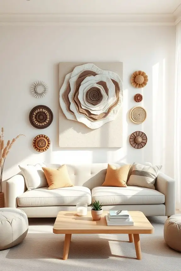 whimsical felt wall art