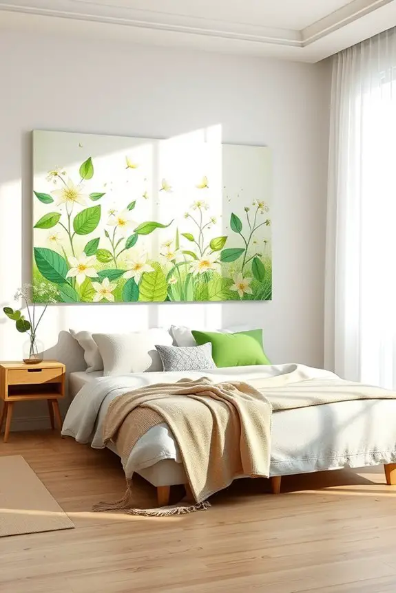 whimsical garden bedroom transformation